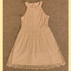 Pinky Brand White/Cream Lace Dress